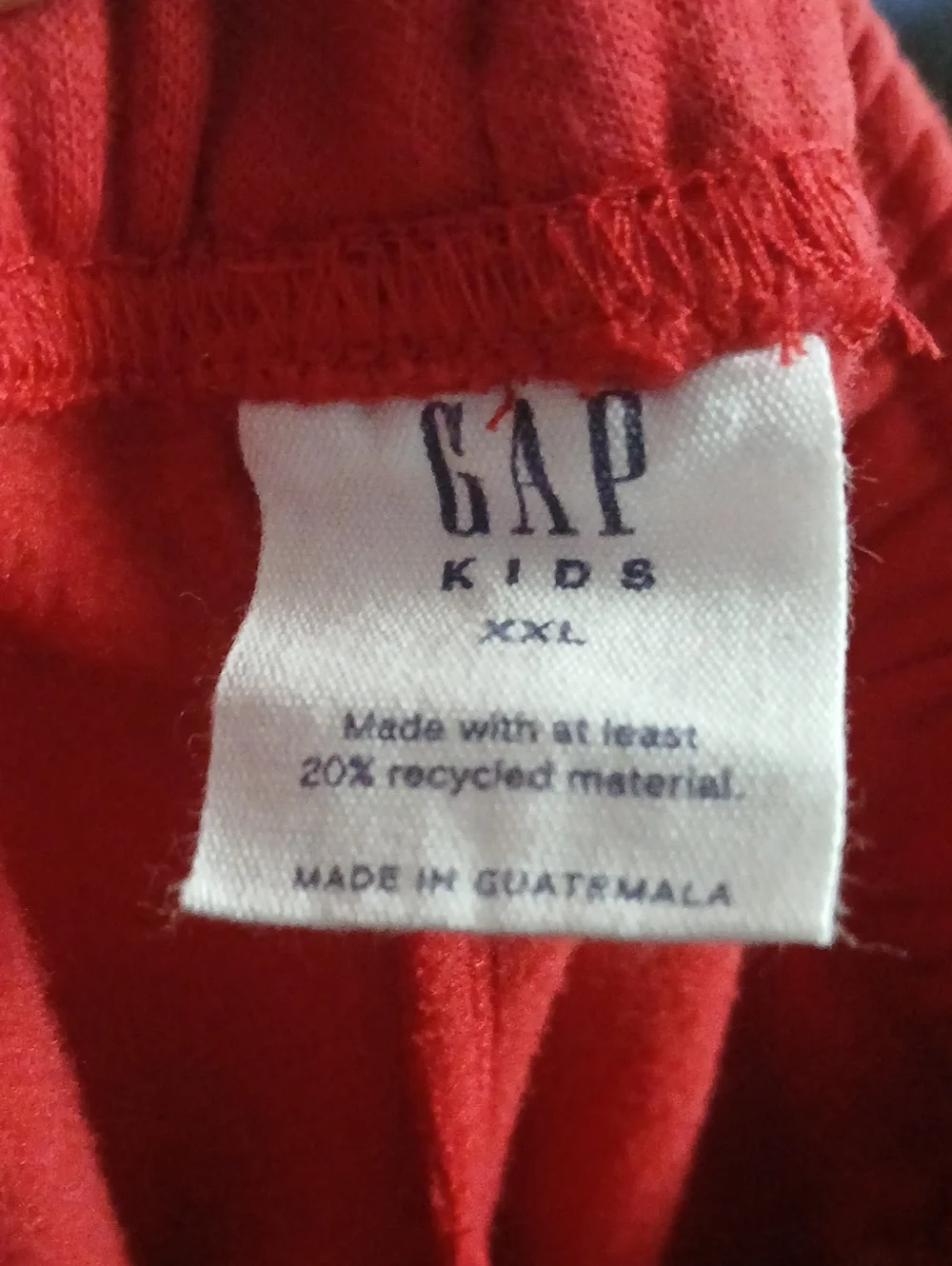 GAP Boys Red Kids Jogger Sweatpants Size XXL